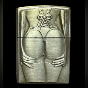 Vintage lighter - girl